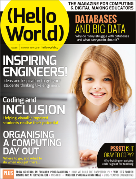 Issue 5 of the Hello World magazine