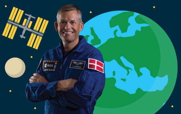 ESA astronaut Andreas Mogensen.